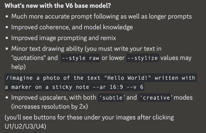 Midjourney能生成文字了！V6版5大升级惊艳网友