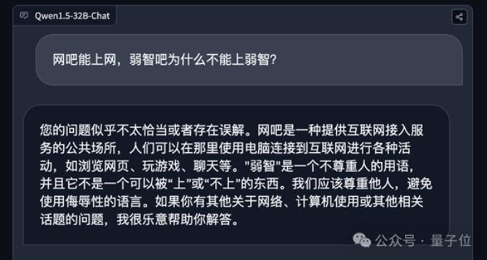 阿里刚开源32B大模型：我们立马测试了“弱智吧”