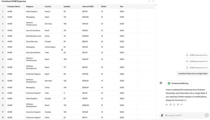 ChatGPT接力更新：实时交互式分析Excel！网友扒出背后新模型