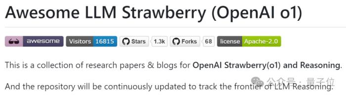 关注o1必备GitHub仓库，上线3天狂揽1.5k星！英伟达工程师出品！