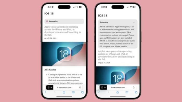 iOS 18.1 AI功能大汇总 新增这么多功能 但也有一大遗憾