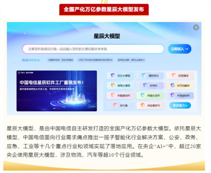 2024年度央企十大国之重器投票：歼35A、华为打造700亿参数大模型入围