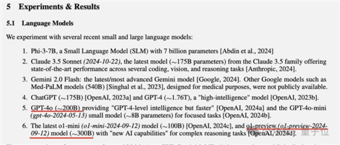 4o-mini只有8B o1也才300B！微软论文意外曝光GPT核心机密